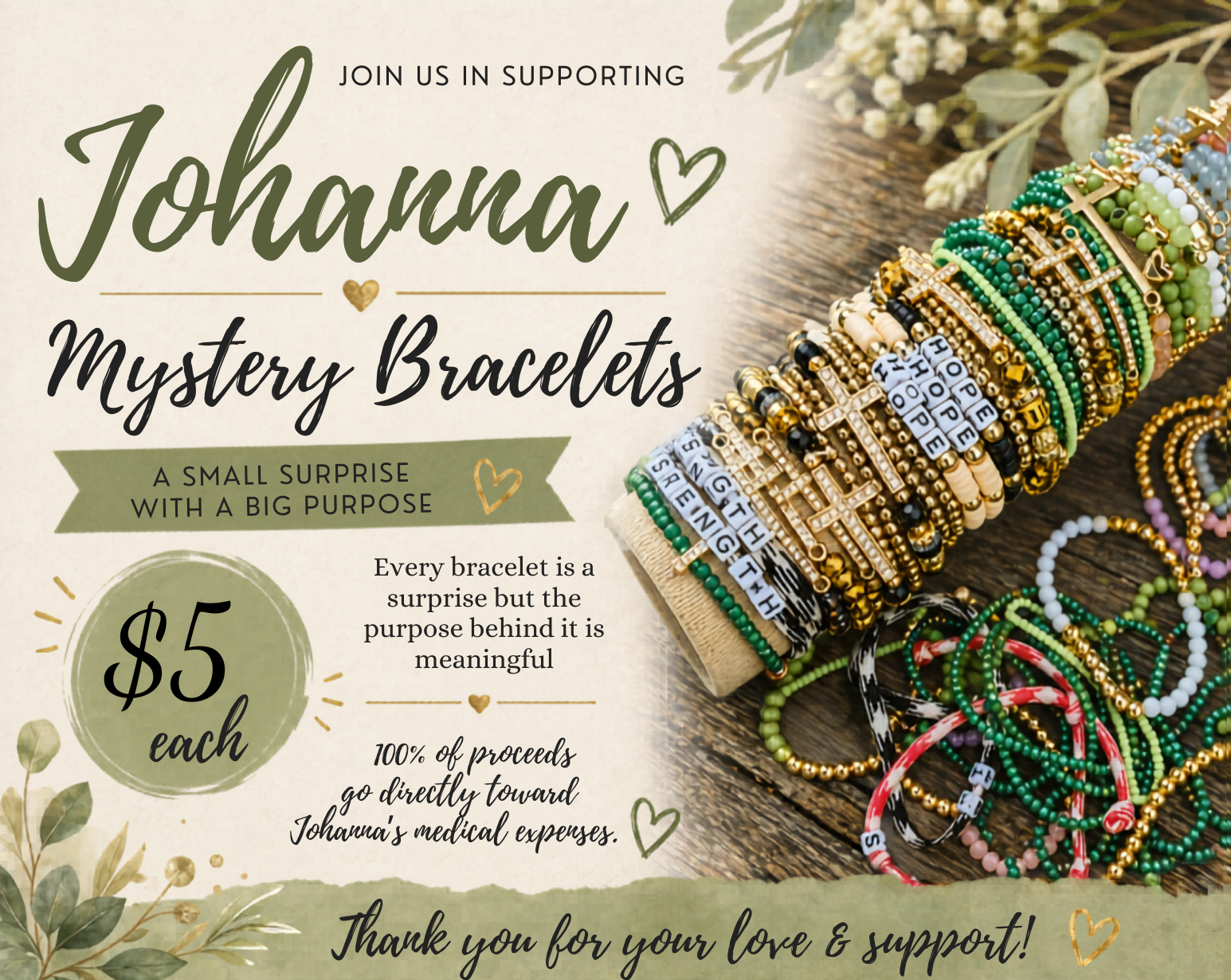 Mystery Bracelet Fundraiser
