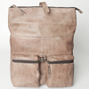 Leather Fold-Over Backpack
