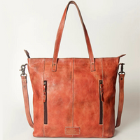 Leather Studded Tote