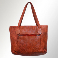 Leather Woven Shoulder Bag