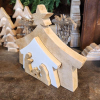 Nativity Puzzle Block side view