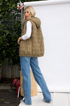 Quilted Hooded Vest