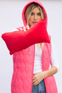 Quilted Hooded Vest