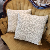 Olive Budding Stems Pillow