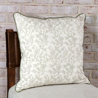 Olive Budding Stems Pillow