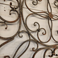 Ornate Wall Plaque textured patina