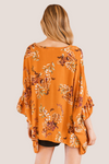 Oversized Floral Tunic Top