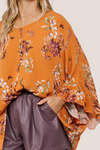 Oversized Floral Tunic Top