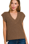 Oversized V-Neck Sweater Vest