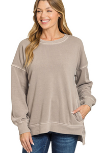 Pigment Dyed Pullover
