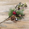 Pine Mix & Cone with Snow pick