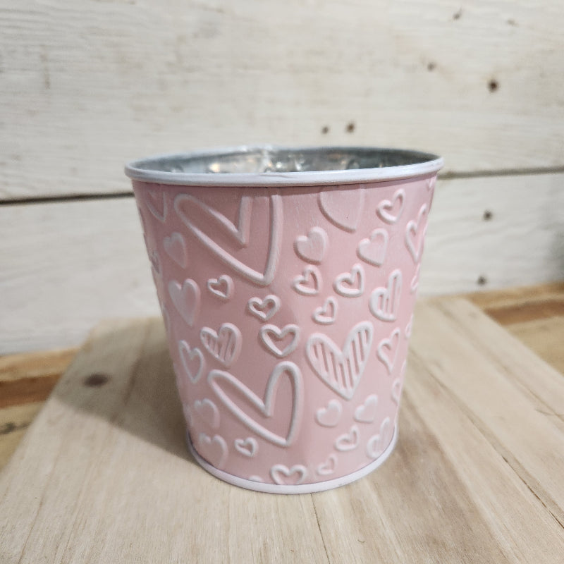Pink Heart Bucket