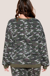 Plus Camo Sweatshirt