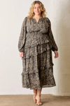 Plus Tiered Maxi Dress