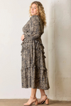 Plus Tiered Maxi Dress