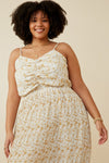 Plus Pleated Sun Dress