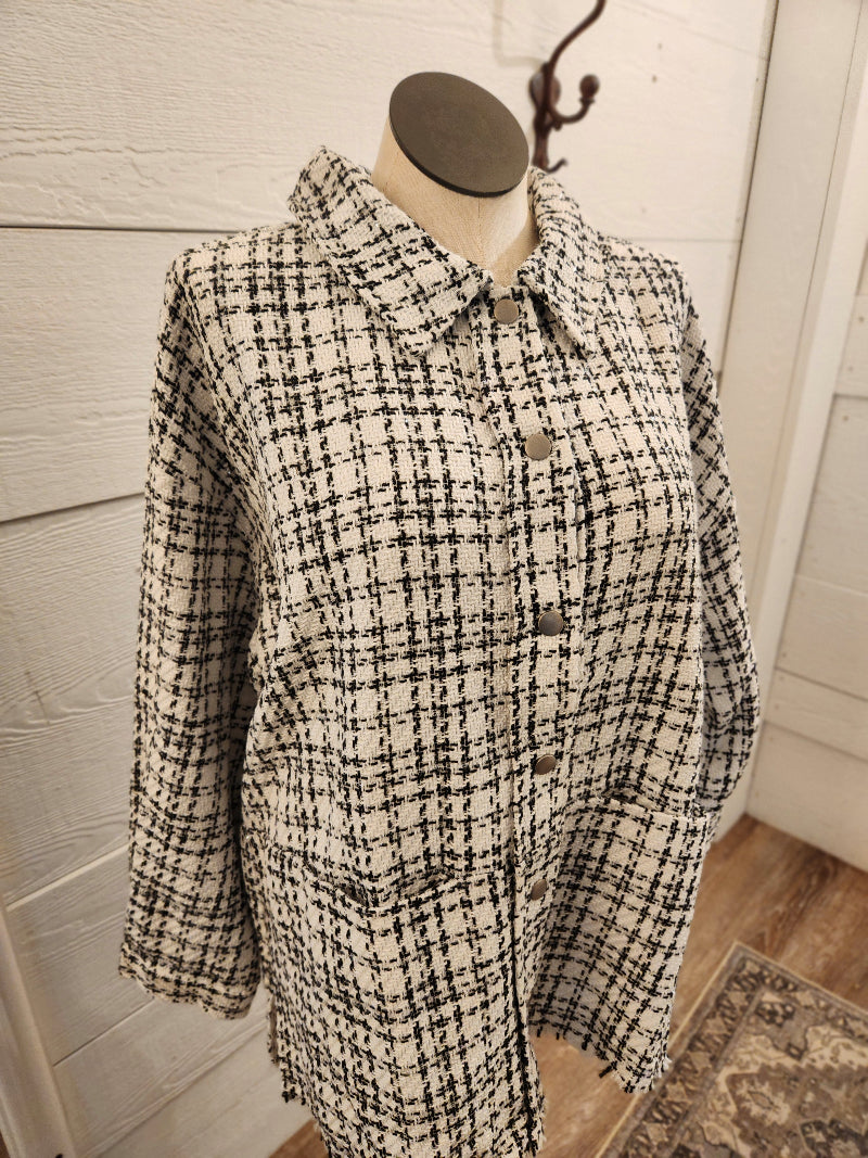 Plus Tweed Jacket