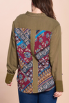 Plus Mix-Print Shirt