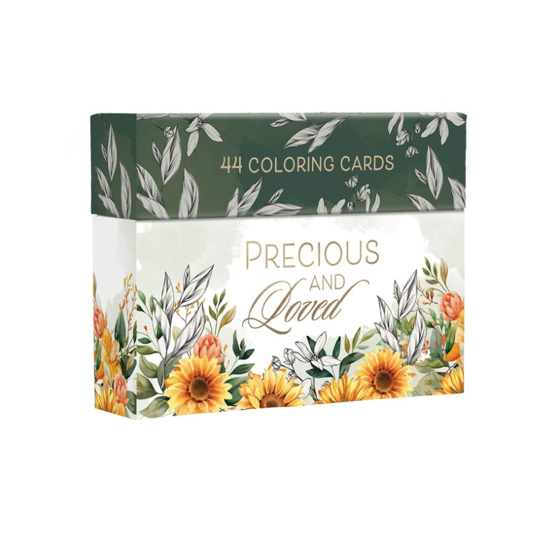 Precious & Loved Coloring Cards