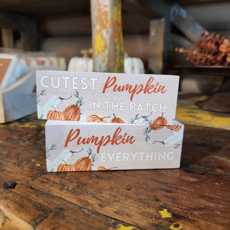 Pumpkin Patch Mini Block