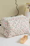 Quilted Floral Pouch