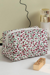 Quilted Floral Pouch