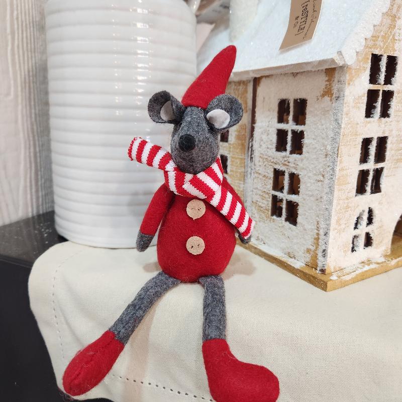 Red Holiday Mouse