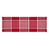 Small Red Plaid Table Runner