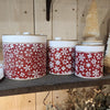 Red Snowflake Buckets