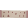 Red Snowflake Table Runner