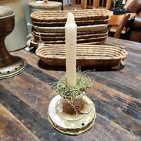 Repurposed Painted Brass Light Fixture