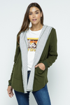 Reversible Hooded Cardigan