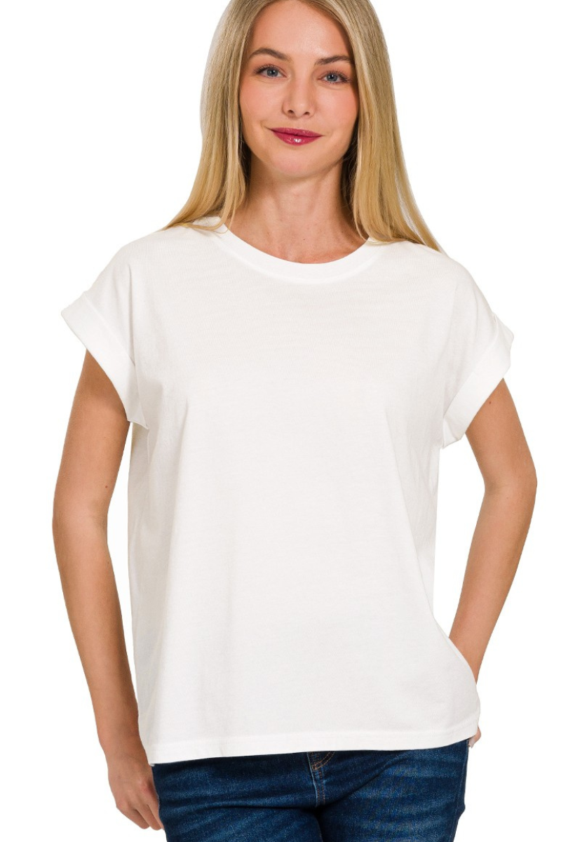 Rolled Sleeve Tee