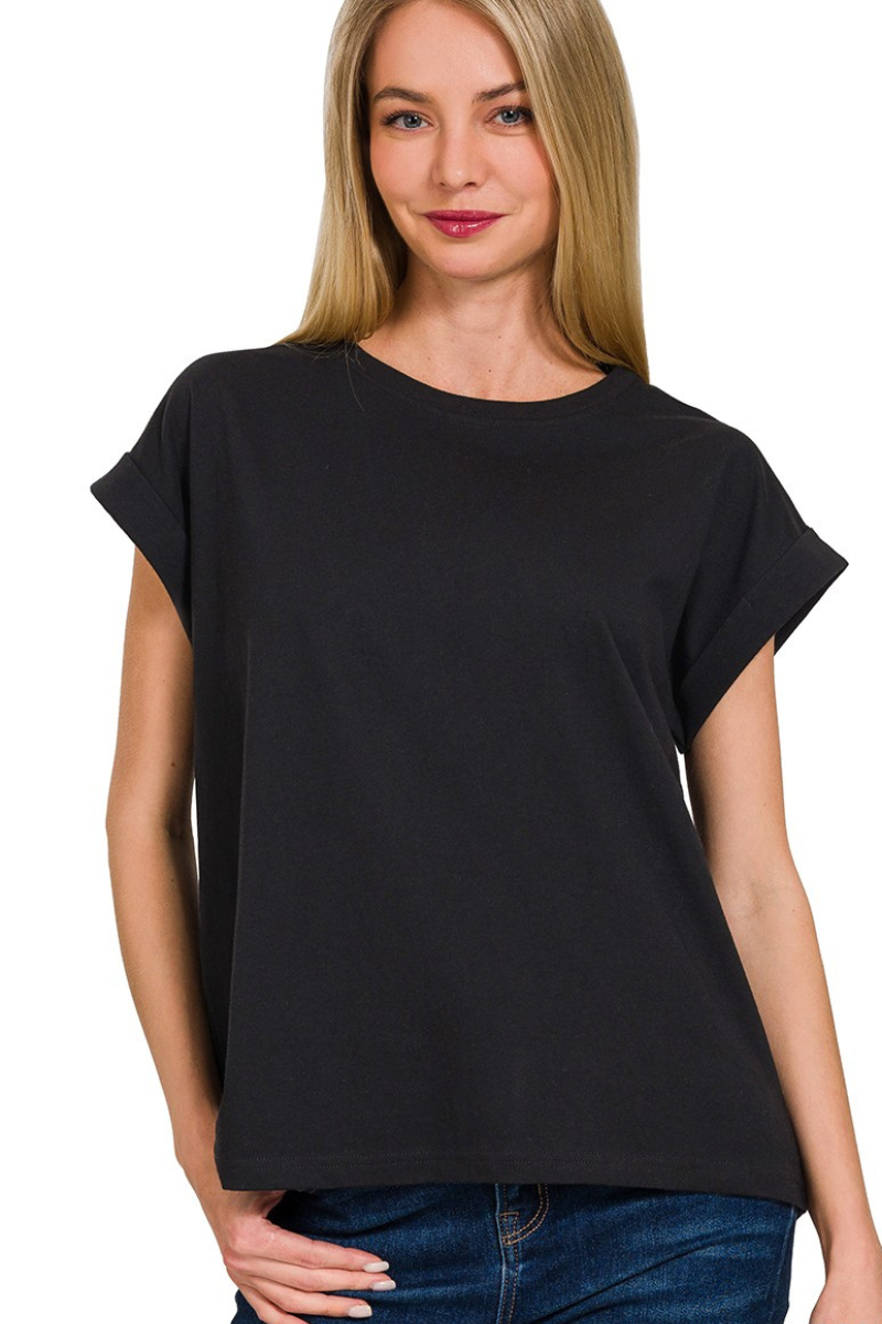 Rolled Sleeve Tee