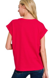 Rolled Sleeve Tee