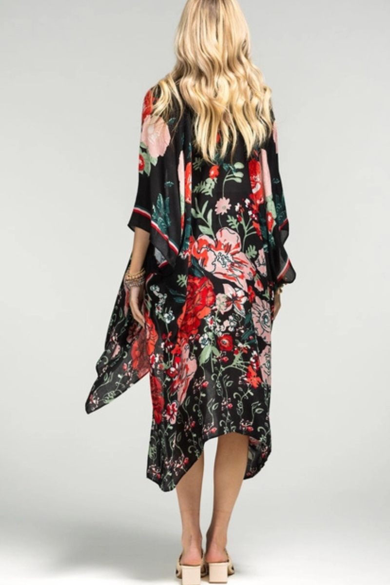 Rosa Floral Kimono