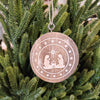 Round Nativity Ornament