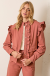 Ruffle Sleeve Jacket