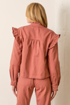 Ruffle Sleeve Jacket