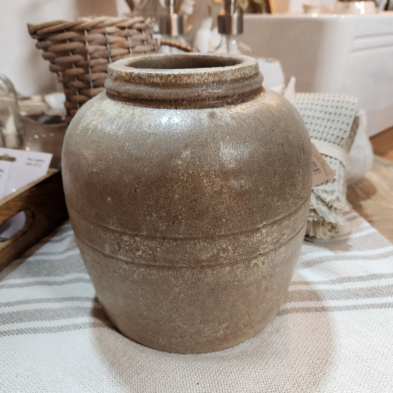 Rustic Green Vase