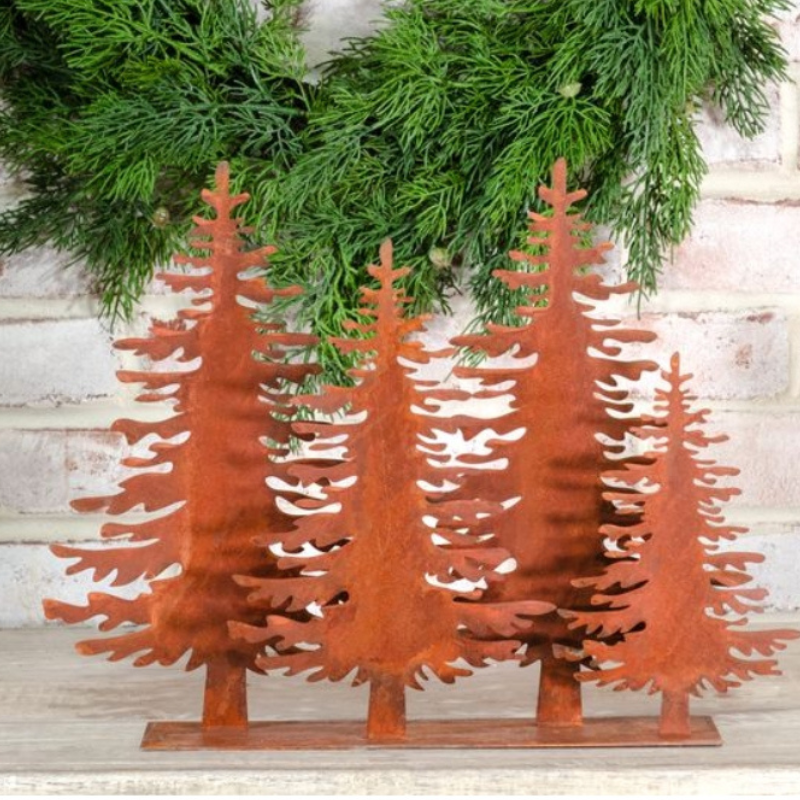 Rustic Tree Table Decor