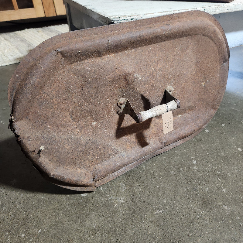 Rusty Antique Oval Boiler Lid