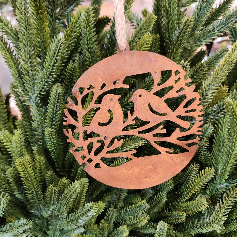 Rusty Bird Ornament