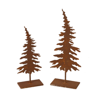 Rusty Metal Tree Stand