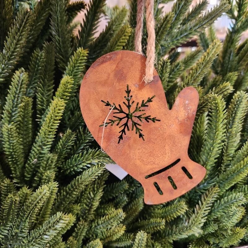 Rusty Mitten Ornament