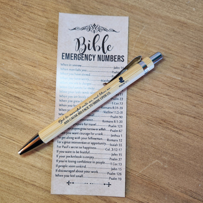 Scripture Pen and bookmark