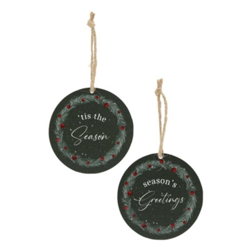 Season Greetings Ornament