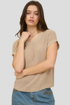 Short Sleeve Knit Pullover