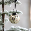 Silver Glass Ornament
