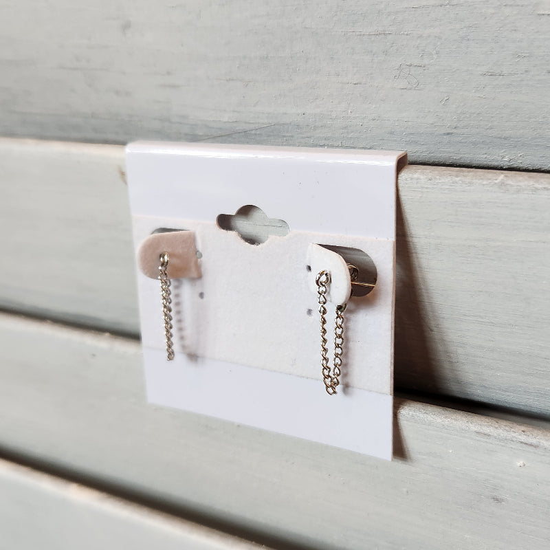 Silver Chain Earring